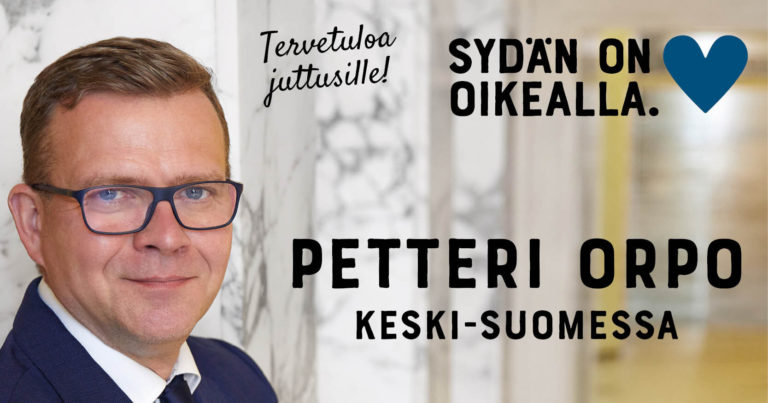 Petteri Orpo Keski-Suomessa ke 3.11.