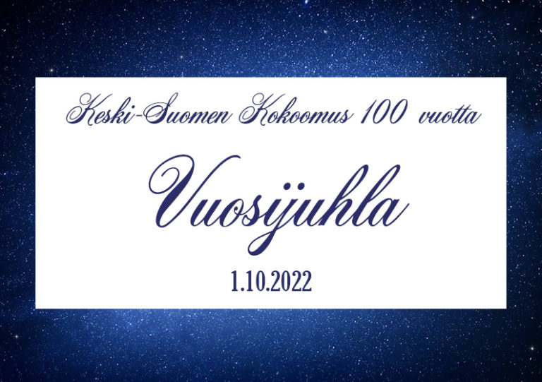 Keski-Suomen Kokoomus 100 vuotta