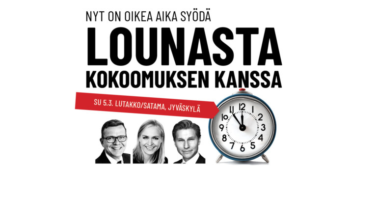 Tule lounaalle Kokoomuksen kanssa!