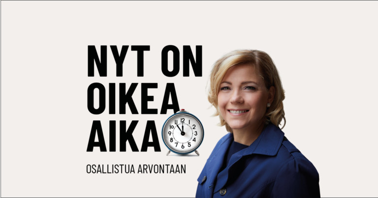 Nyt on oikea aika osallistua arvontaan