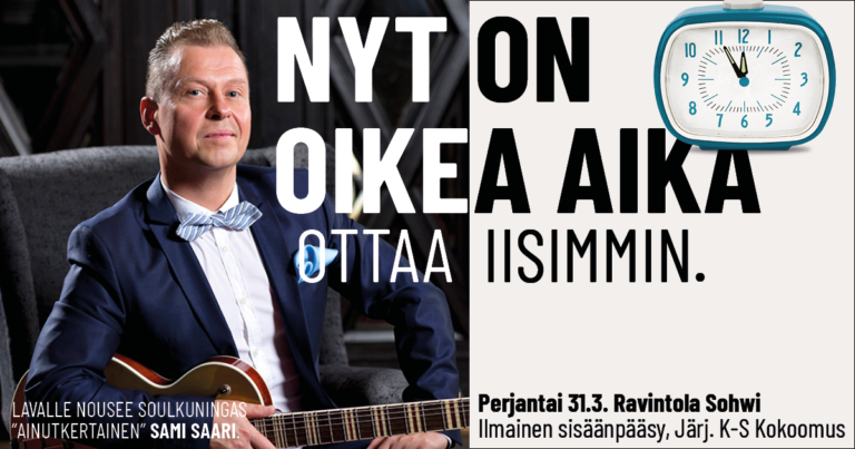 Nyt on aika ottaa iisimmin