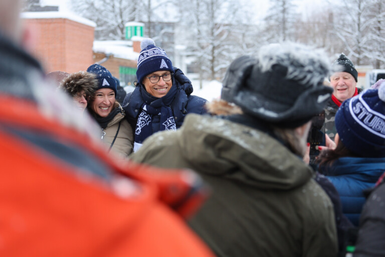 Alexander Stubb Keski-Suomessa 3.-4.2.