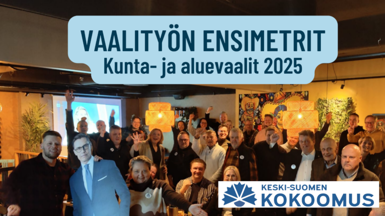 Vaalityön ensimetrit – Kunta- ja aluevaalit 2025