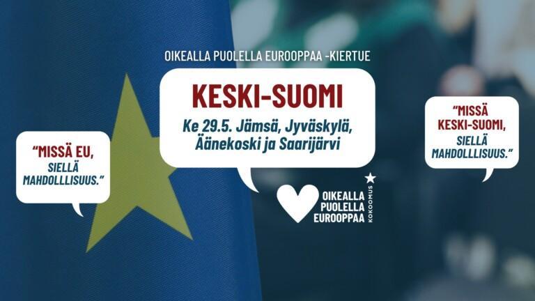 Eurovaalikiertue Keski-Suomessa