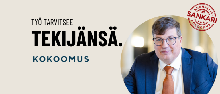 Työ tarvitsee tekijänsä, työministeri Satonen tavattavissa